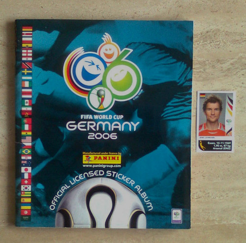 2006 panini sticker album - wm,