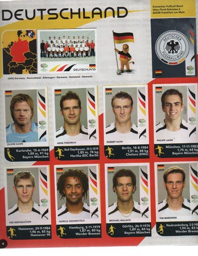 Panini fifa 2006 - wm, messi